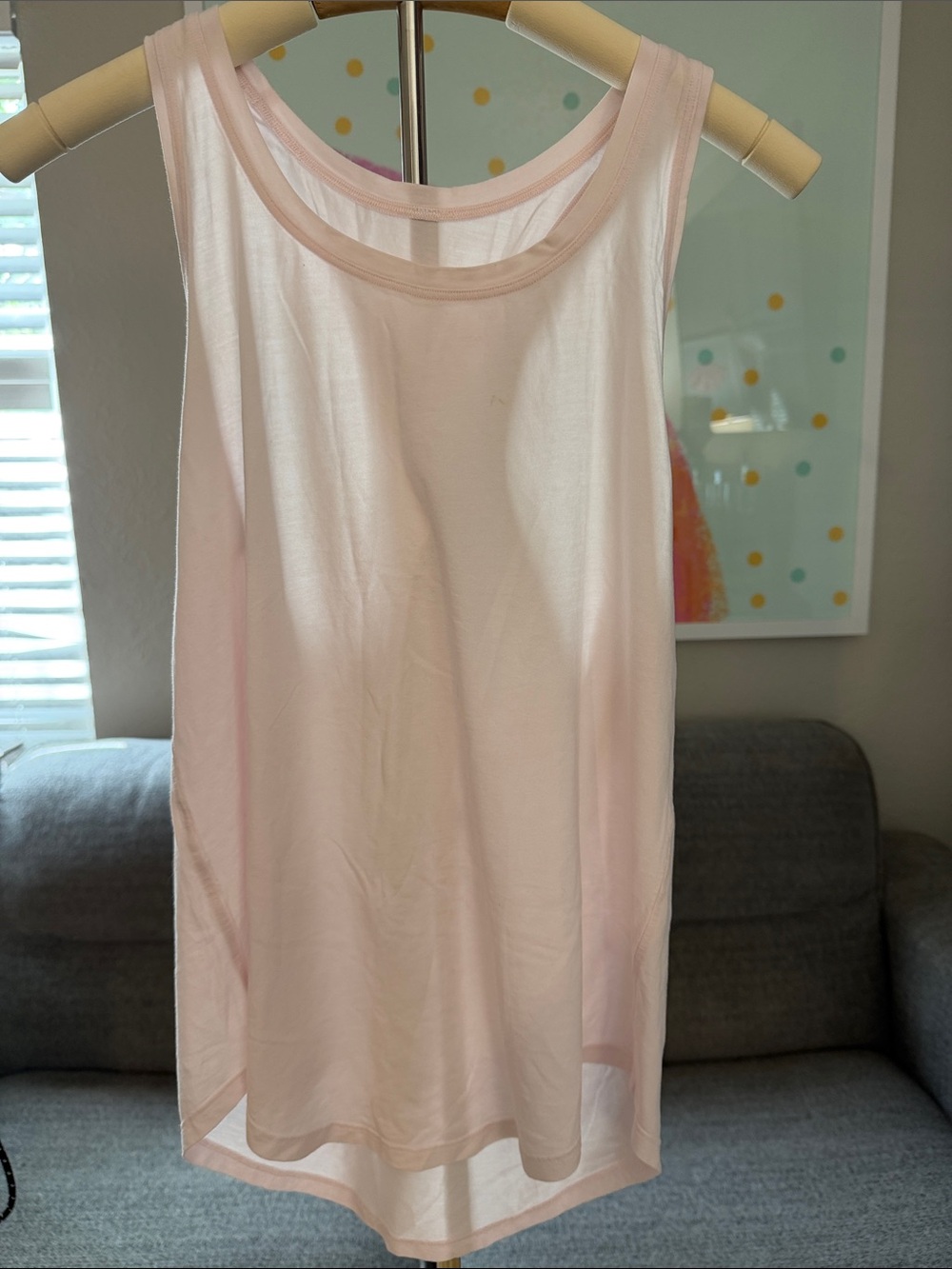 lululemon athletica Light Pink Racerback Tank